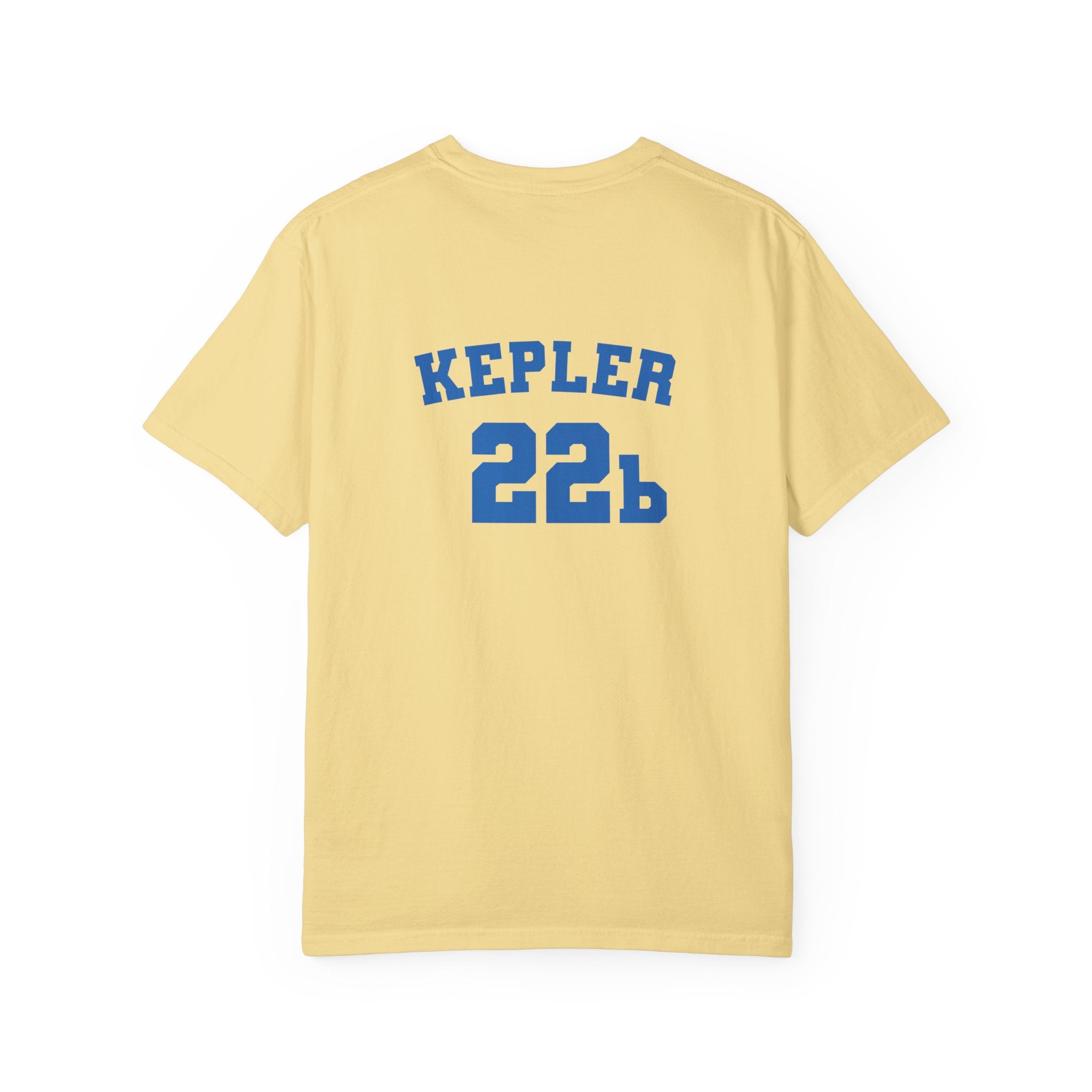 Kepler 22b Unisex Garment-Dyed T-Shirt, Casual Tee, Space Lover Gift, Astronomy Apparel, Unique Graphic Shirt, Cosmic Fashion