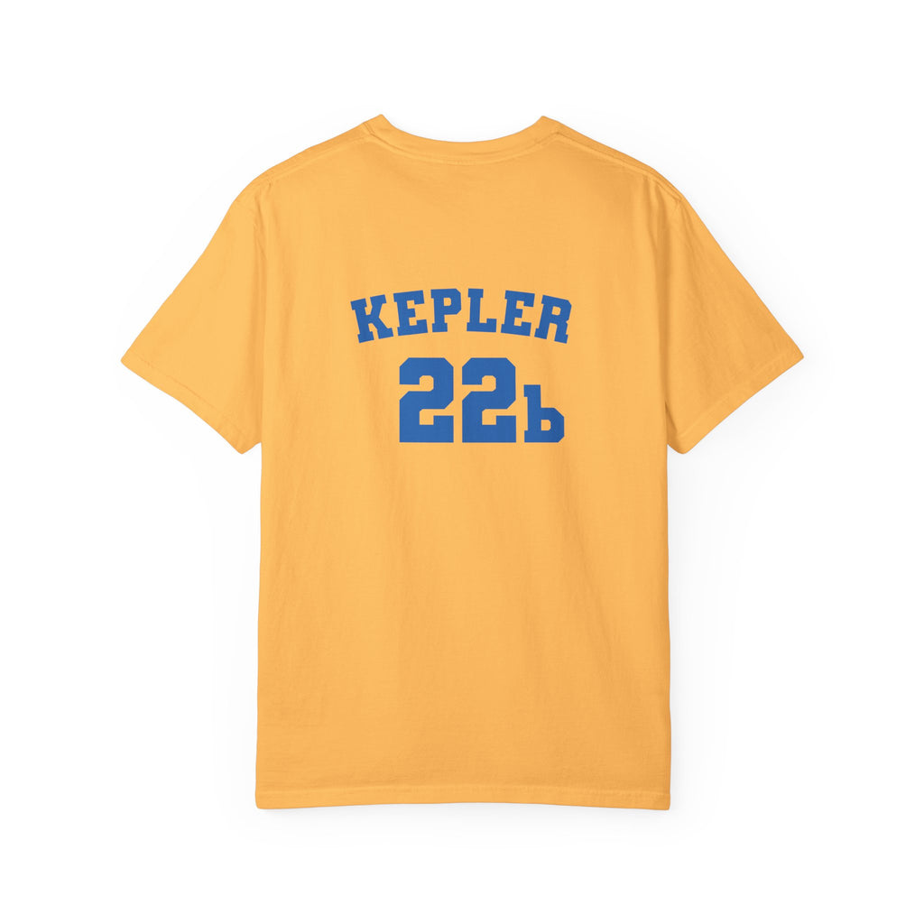 Kepler 22b Unisex Garment-Dyed T-Shirt, Casual Tee, Space Lover Gift, Astronomy Apparel, Unique Graphic Shirt, Cosmic Fashion