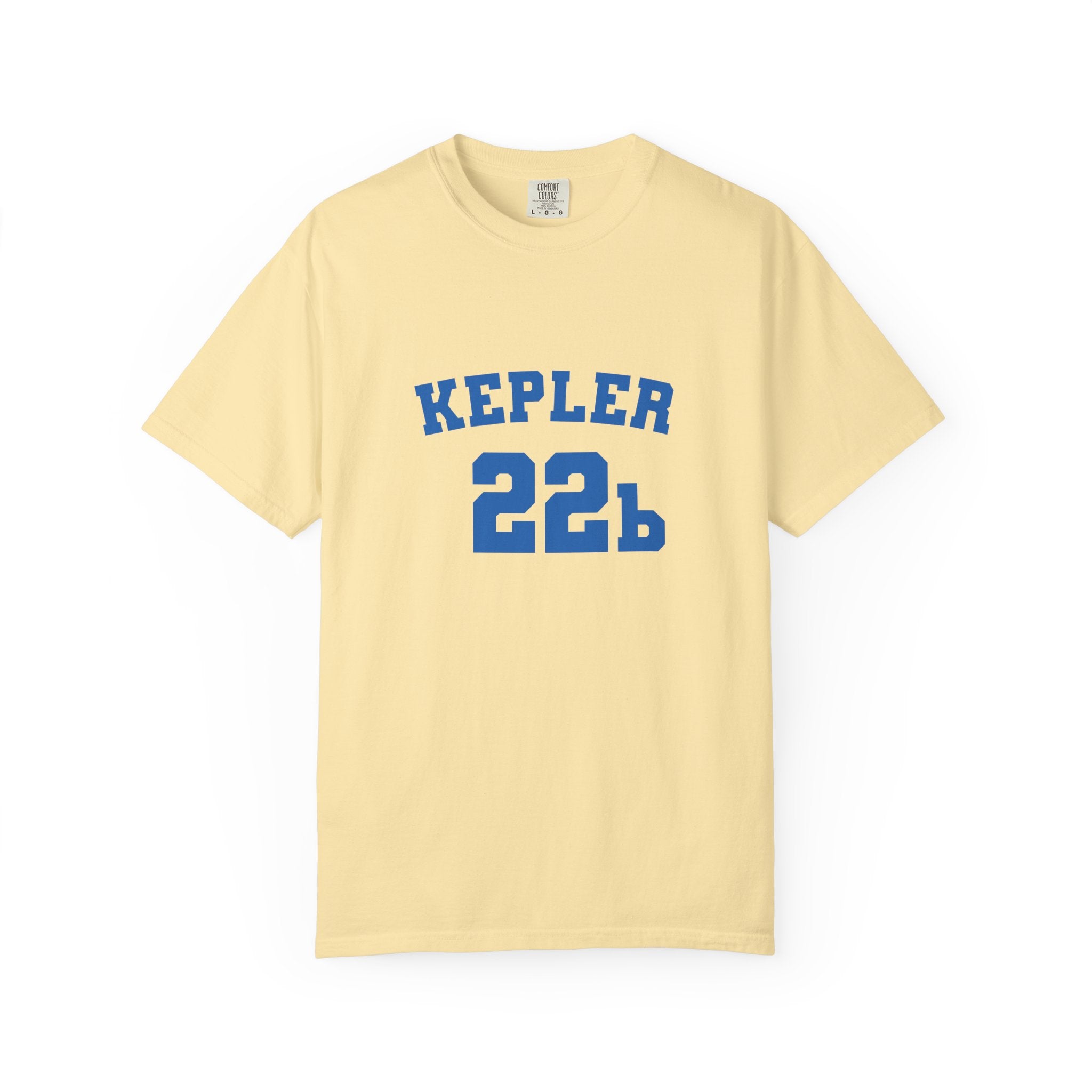 Kepler 22b Unisex Garment-Dyed T-Shirt, Casual Tee, Space Lover Gift, Astronomy Apparel, Unique Graphic Shirt, Cosmic Fashion