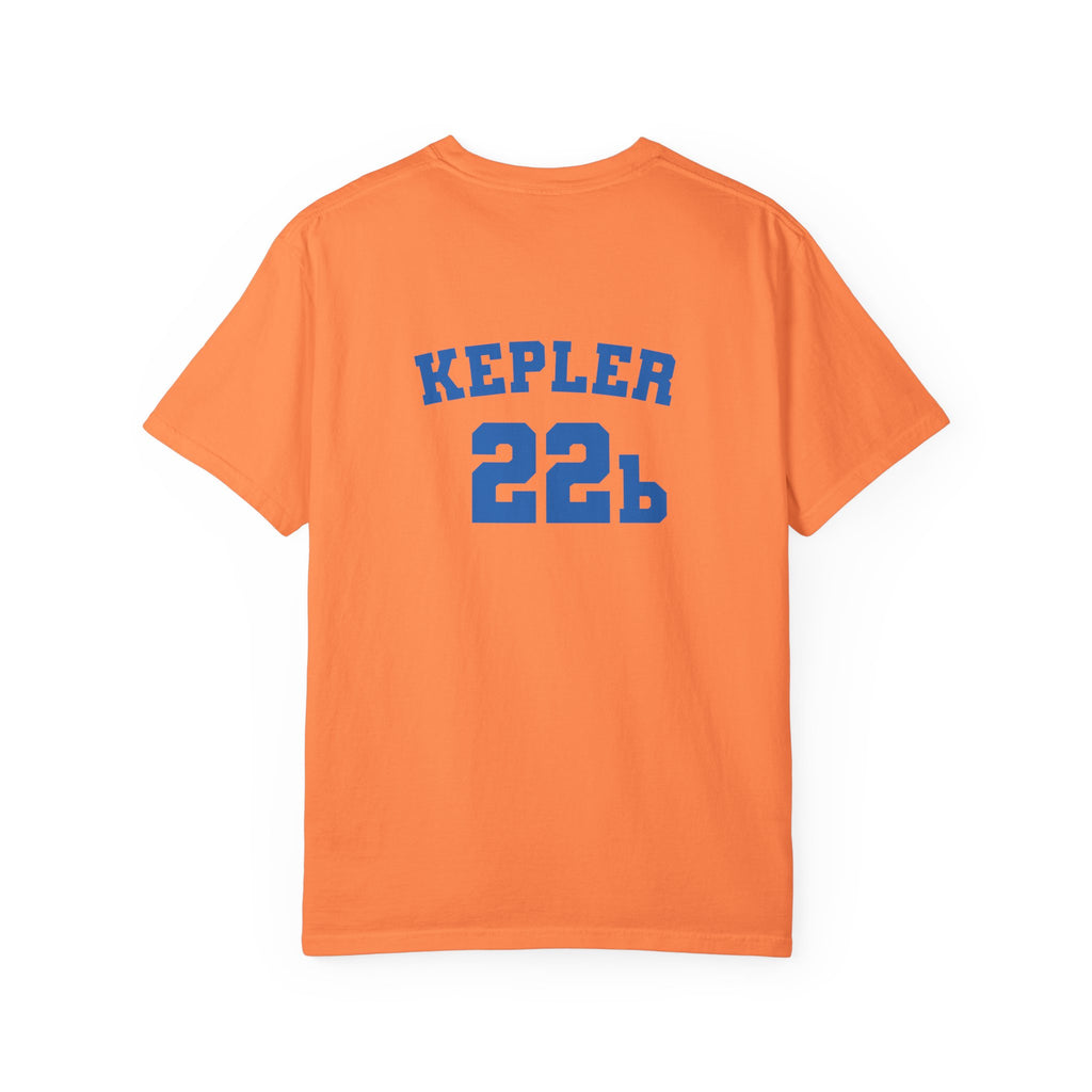 Kepler 22b Unisex Garment-Dyed T-Shirt, Casual Tee, Space Lover Gift, Astronomy Apparel, Unique Graphic Shirt, Cosmic Fashion