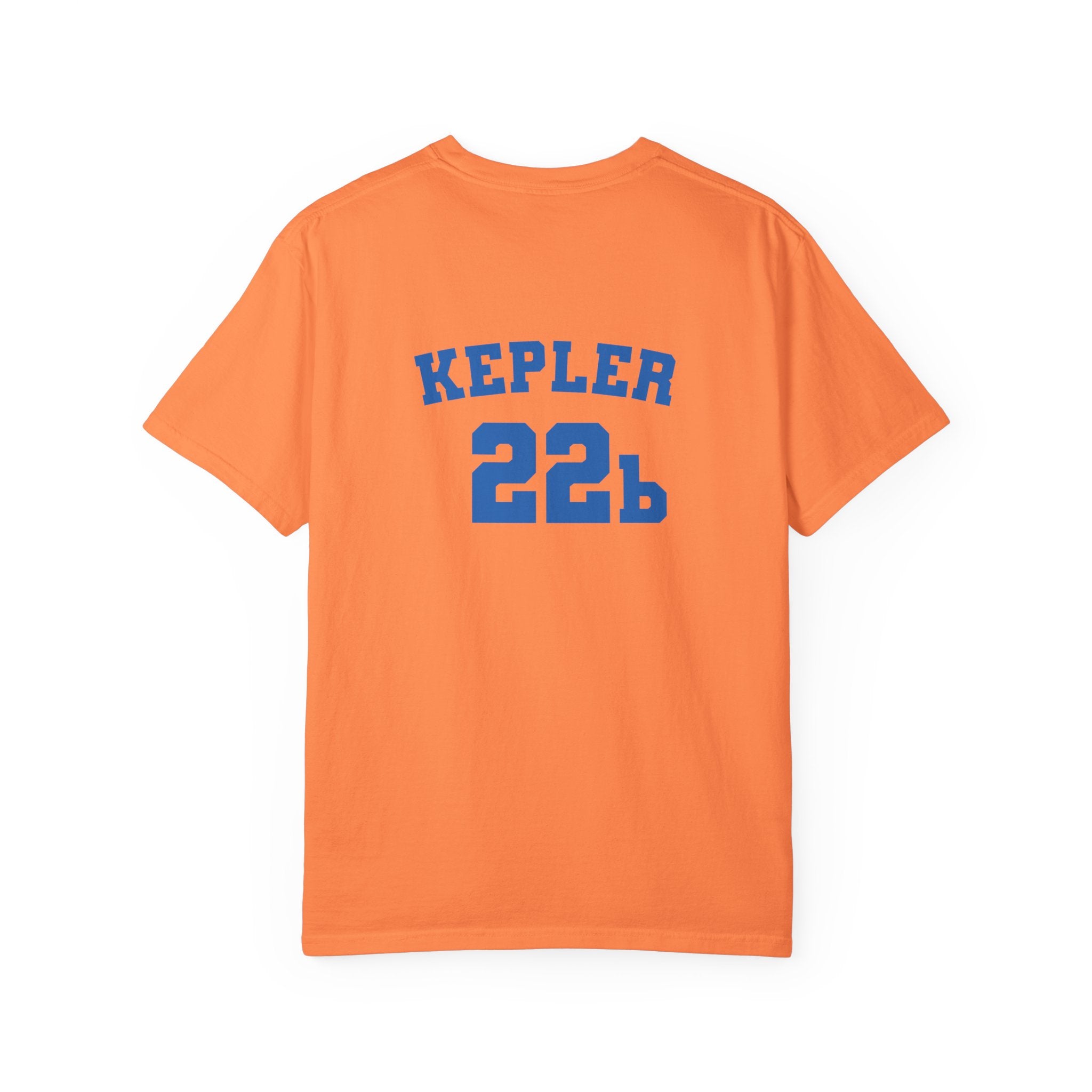 Kepler 22b Unisex Garment-Dyed T-Shirt, Casual Tee, Space Lover Gift, Astronomy Apparel, Unique Graphic Shirt, Cosmic Fashion
