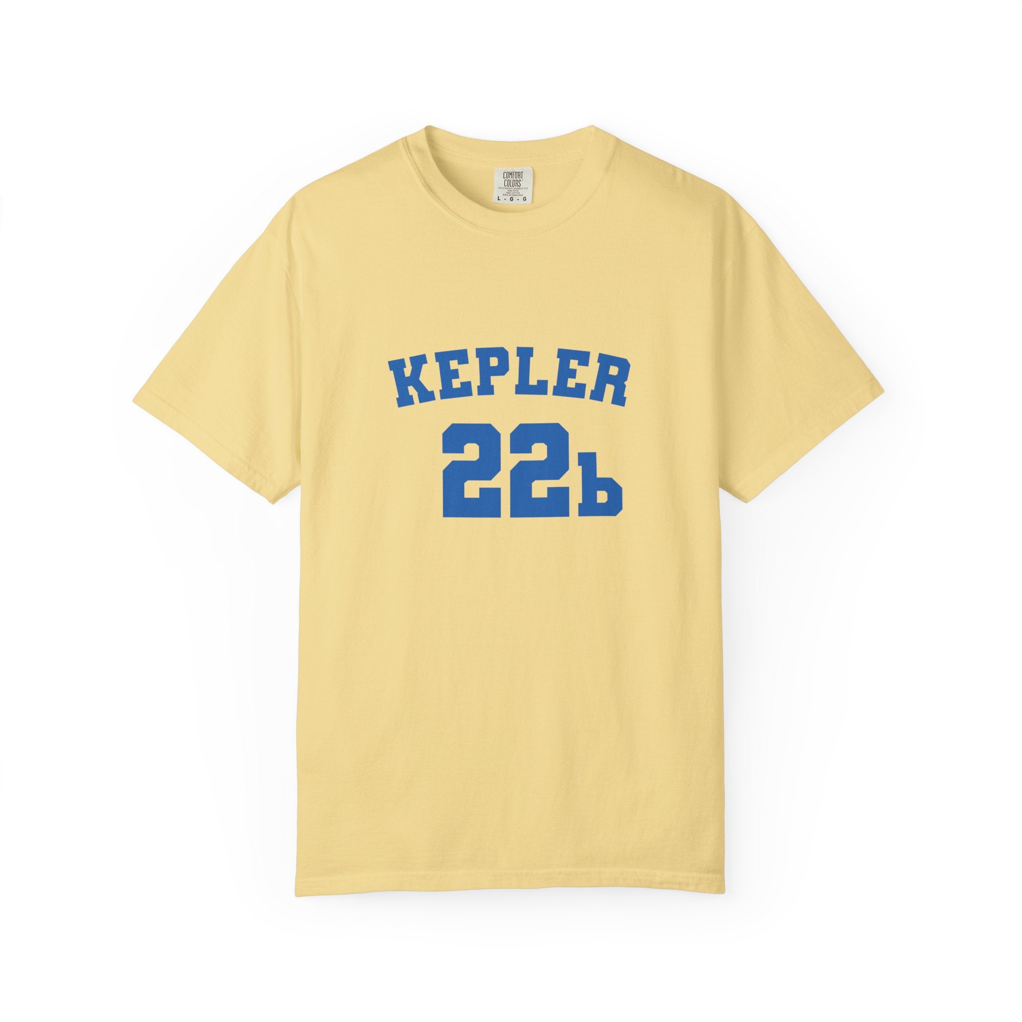 Kepler 22b Unisex Garment-Dyed T-Shirt, Casual Tee, Space Lover Gift, Astronomy Apparel, Unique Graphic Shirt, Cosmic Fashion